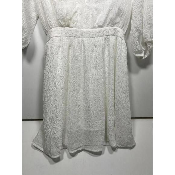 Petal And Pup Dress White Ittai Bridal Quinnie Medium Short - Picture 6 of 9
